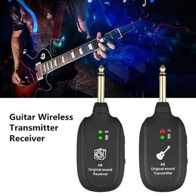 Getaria Wireless Guitar System Transmitter Receiver for Electric Guitar Bass Vio Guitar Wireless Transmitter Receiver
Getaria Wireless Guitar System Transmitter Receiver for Electric Guitar Bass Vio Guitar Wireless Transmitter Receiver