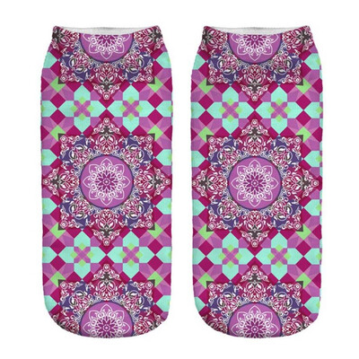 New Arrival Short Mandala Socks Women 3D Print High Quality Polyester Beauty Flower Low Cut Ankle Socks
New Arrival Short Mandala Socks Women 3D Print High Quality Polyester Beauty Flower Low Cut Ankle Socks