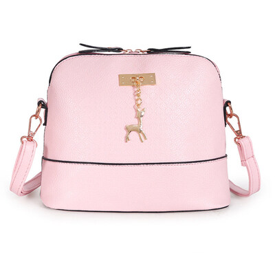 Fashion Women Solid Color Shell Shape Deer Pendant Crossbody Shoulder Bag Pouch
Fashion Women Solid Color Shell Shape Deer Pendant Crossbody Shoulder Bag Pouch