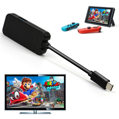 USB Type C Adapter For Nintend Switch Replacement Charging Dock USB 30 HD TV HDMI Converter Cable Transfer For NS Console
USB Type C Adapter For Nintend Switch Replacement Charging Dock USB 30 HD TV HDMI Converter Cable Transfer For NS Console