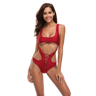 New Fashion 3 Solid Colors Womens One-Piece Jumpsuits Girl Cross Hollow Hanging Neck Back Tight Sexy Female Bodysuits
New Fashion 3 Solid Colors Womens One-Piece Jumpsuits Girl Cross Hollow Hanging Neck Back Tight Sexy Female Bodysuits