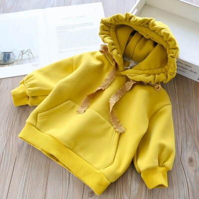 1-7T New Autumn Baby Girls Clothes Fleece Thickening Hooded Sweater Solid Color Princess Cute Casual Long Sleeve Tops
1-7T New Autumn Baby Girls Clothes Fleece Thickening Hooded Sweater Solid Color Princess Cute Casual Long Sleeve Tops