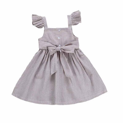 Summer Cute Baby Girls Dress Flare Sleeve Striped Dress Kids Toddler Sleeveless Pageant Sundress
Summer Cute Baby Girls Dress Flare Sleeve Striped Dress Kids Toddler Sleeveless Pageant Sundress