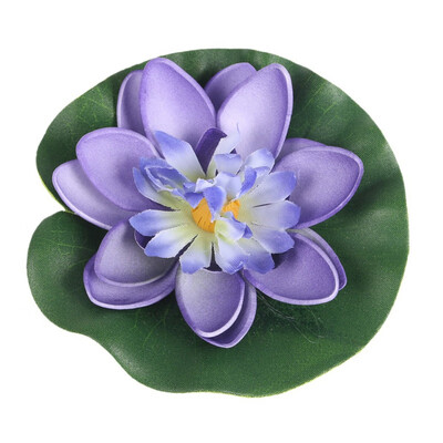 5PCS Artificial Lotus Water Lily Floating Flowers with Leaves for Home Garden Pond Aquarium Wedding Holiday Party Garden Decor
5PCS Artificial Lotus Water Lily Floating Flowers with Leaves for Home Garden Pond Aquarium Wedding Holiday Party Garden Decor