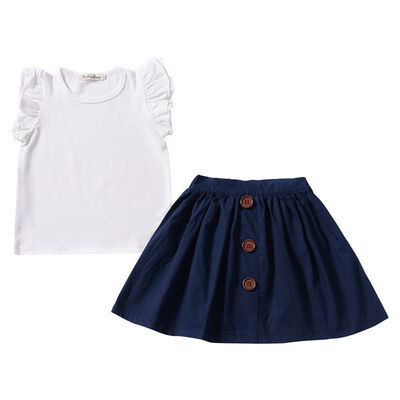 Baby Clothes Summer Baby Girl Clothes Set Fashionable Sleeveless Vest TopSkirt 2PCS Kids Clothes Sets For Girl
Baby Clothes Summer Baby Girl Clothes Set Fashionable Sleeveless Vest TopSkirt 2PCS Kids Clothes Sets For Girl