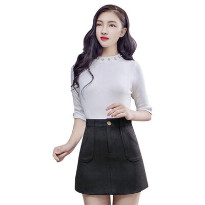 Spring Autumn High Waist Elegant Woolen Skirt Fashion Women Mini Skirts Casual Solid Skirts Female Pockets A-Line Skirt
Spring Autumn High Waist Elegant Woolen Skirt Fashion Women Mini Skirts Casual Solid Skirts Female Pockets A-Line Skirt