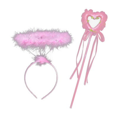 Hair Hoop Headband Angel Magic Wand Christmas party Flower Girl Wedding Headware Angel Fairy Stick Set
Hair Hoop Headband Angel Magic Wand Christmas party Flower Girl Wedding Headware Angel Fairy Stick Set