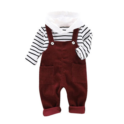 Autumn Baby Boy Clothes 2pcs Long Sleeve Striped Hoodie SweatshirtStrap Trousers Pants Casual Baby Clothes Sets
Autumn Baby Boy Clothes 2pcs Long Sleeve Striped Hoodie SweatshirtStrap Trousers Pants Casual Baby Clothes Sets