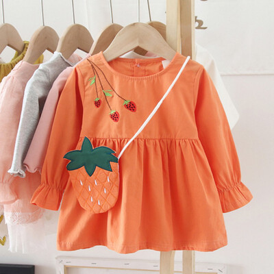 New Autumn Casual Baby Girls Strawberry Print Long Sleeve Dress Kids Toddler Pageant Dresses
New Autumn Casual Baby Girls Strawberry Print Long Sleeve Dress Kids Toddler Pageant Dresses