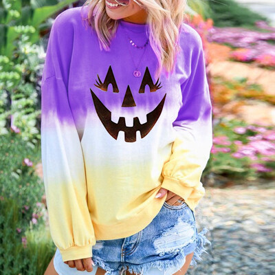 Tailored Women Long Sleeve Sweatshirt Colorblock Tie Halloween Printed Pullover -2XL
Tailored Women Long Sleeve Sweatshirt Colorblock Tie Halloween Printed Pullover -2XL
