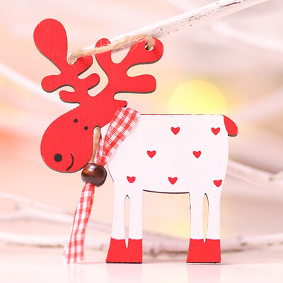Christmas Ornaments Christmas Tree Decor Wood Painted Decor Deer Pendants Christmas Decoration 
Christmas Ornaments Christmas Tree Decor Wood Painted Decor Deer Pendants Christmas Decoration
