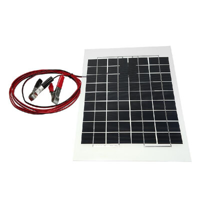 12V 10W 38 X 22 CM PolyCrystalline Transparent Epoxy Resin Solar Panel With Alligator Clip Wire
12V 10W 38 X 22 CM PolyCrystalline Transparent Epoxy Resin Solar Panel With Alligator Clip Wire