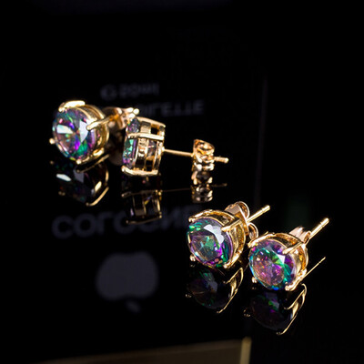 Fashion Silver Natural Colorful Zircon Diamond Gemstone Earrings Women Earring Ear Studs Anti Allergy Jewelry
Fashion Silver Natural Colorful Zircon Diamond Gemstone Earrings Women Earring Ear Studs Anti Allergy Jewelry