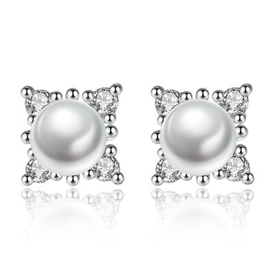 Silver Stud Earrings Imitation Pearls Rhinestone Freshwater Snow Pearl Earrings Fashion Women Stud Earrings Party Jewelry
Silver Stud Earrings Imitation Pearls Rhinestone Freshwater Snow Pearl Earrings Fashion Women Stud Earrings Party Jewelry