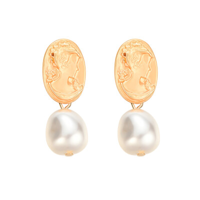 1 Pair Oval Pearl Earrings Women Girls Women Face Disc Pearl Stud Earrings Wedding Party Jewelry
1 Pair Oval Pearl Earrings Women Girls Women Face Disc Pearl Stud Earrings Wedding Party Jewelry