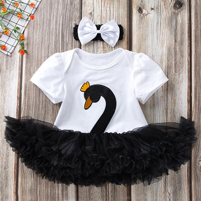 Summer Infant Baby Girls Short Sleeve Animal Goose Rompers Kids Bodysuit Jumpsuit With Headband
Summer Infant Baby Girls Short Sleeve Animal Goose Rompers Kids Bodysuit Jumpsuit With Headband