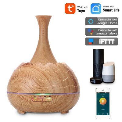 Smart Wifi Wireless LED Night Lamp 400ml Humidifier Essential Oil Aromatherapy Mist Diffuser Phone App Control Voice Control Compa
Smart Wifi Wireless LED Night Lamp 400ml Humidifier Essential Oil Aromatherapy Mist Diffuser Phone App Control Voice Control Compa
