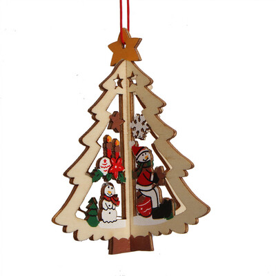 Toponeto 1PC New Christmas Tree Ornaments Hanging Xmas Tree Party Decor 3D Wooden Pendant
Toponeto 1PC New Christmas Tree Ornaments Hanging Xmas Tree Party Decor 3D Wooden Pendant