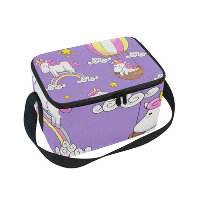 ALAZA Lunch Box Insulated Rainbow Unicorn Lunch Bag Large Cooler Tote Bagfor Men Women
ALAZA Lunch Box Insulated Rainbow Unicorn Lunch Bag Large Cooler Tote Bagfor Men Women