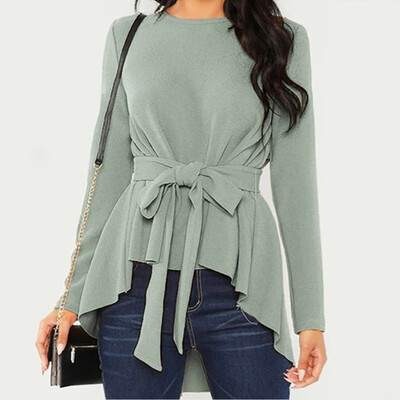 Tailored Fashion Women Casual Long Sleeve Solid Stitching O Neck Loose Frenulum Blouse
Tailored Fashion Women Casual Long Sleeve Solid Stitching O Neck Loose Frenulum Blouse