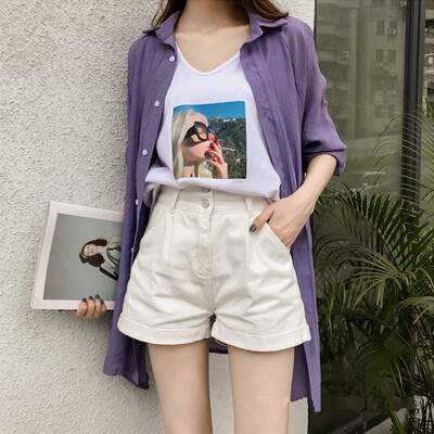 BF Style Casual Long Sleeve Solid Shirt Women Loose High Quality Brand Spring Autumn Women Long Shirt Blouses Female Tops Blusas
BF Style Casual Long Sleeve Solid Shirt Women Loose High Quality Brand Spring Autumn Women Long Shirt Blouses Female Tops Blusas