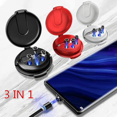 3 In 1 Magnetic Retractable Fast Style Portable Charging Cable Micro USB Type C Multifunctional Car Mobile Phone Data Line
3 In 1 Magnetic Retractable Fast Style Portable Charging Cable Micro USB Type C Multifunctional Car Mobile Phone Data Line