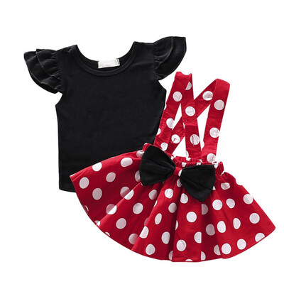 Summerl Baby Girl Sleeveless Wave Point Casua Tops And Suspender Skirt Kit Kids Two-piece Outfit Set
Summerl Baby Girl Sleeveless Wave Point Casua Tops And Suspender Skirt Kit Kids Two-piece Outfit Set