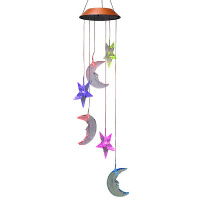 Outdoor Waterproof Solar Powered LED Color Changing Light Mobile Wind Chimes for Home Party Festival Garden Decor
Outdoor Waterproof Solar Powered LED Color Changing Light Mobile Wind Chimes for Home Party Festival Garden Decor