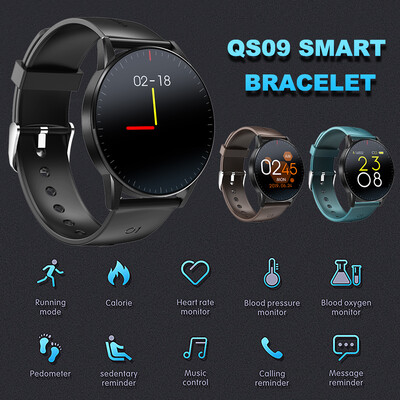 QS09 Smart Watch Fitness Tracker with Heart Rate Blood Pressure Monitor Men Women Outdoor Waterproof Sport Watches Pedometer
QS09 Smart Watch Fitness Tracker with Heart Rate Blood Pressure Monitor Men Women Outdoor Waterproof Sport Watches Pedometer