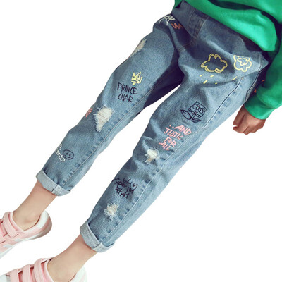 Boys & Girls Hole Jeans Spring Summer Fall Style 2018 Trend Denim Trousers Kids Children Distrressed Hole Pants
Boys & Girls Hole Jeans Spring Summer Fall Style 2018 Trend Denim Trousers Kids Children Distrressed Hole Pants