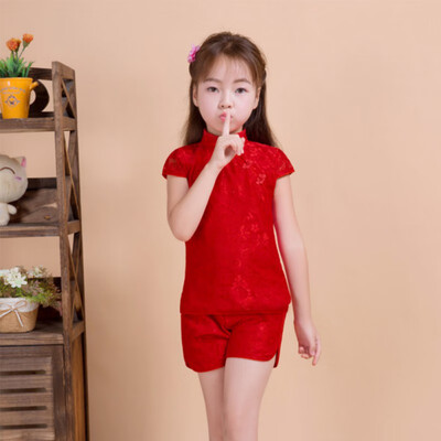 Baby Girls Clothes set Sleeveless Tang Suit Children T-shirt Tops Shorts Set Cotton Button Design
Baby Girls Clothes set Sleeveless Tang Suit Children T-shirt Tops Shorts Set Cotton Button Design