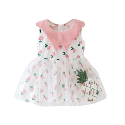 Summer Baby Girl Casual Tutu Dress Toddler Pineapple Pattern Sleeveless Cotton Dresses Outfits With Bag 3-42M
Summer Baby Girl Casual Tutu Dress Toddler Pineapple Pattern Sleeveless Cotton Dresses Outfits With Bag 3-42M