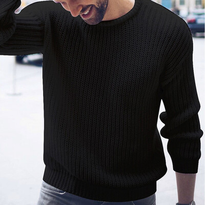 Men Knitted Sweater Tops Casual Long Sleeve Loose Round Neck Pullover Sweatshirt
Men Knitted Sweater Tops Casual Long Sleeve Loose Round Neck Pullover Sweatshirt