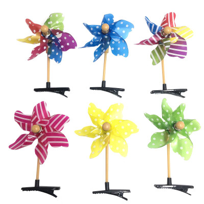 Baby Hairpin Cute Mini Windmill Hair Clip Kid Kindergarten Children Girl Hairdress Gift Baby Headwear Hairpin Ramdon Color
Baby Hairpin Cute Mini Windmill Hair Clip Kid Kindergarten Children Girl Hairdress Gift Baby Headwear Hairpin Ramdon Color