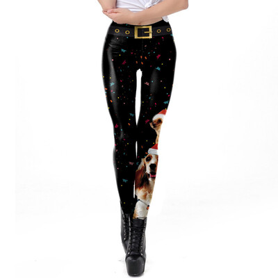 New Christmas Holiday Fitness Stretch Leggings 3D Christmas Digital Print Leggings
New Christmas Holiday Fitness Stretch Leggings 3D Christmas Digital Print Leggings