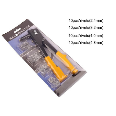 Stainless Steel Riveter Manual Double Handle Rivet Tool Metal Woodworking Hand Tools Repair Kit
Stainless Steel Riveter Manual Double Handle Rivet Tool Metal Woodworking Hand Tools Repair Kit