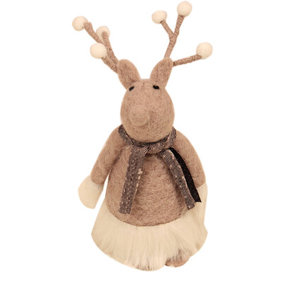 Christmas Handmade Felt Elk Santa Claus Doll Christmas Decoration For Home with Santa Xmas Kid Toys Gift Ornament New Year Gift
Christmas Handmade Felt Elk Santa Claus Doll Christmas Decoration For Home with Santa Xmas Kid Toys Gift Ornament New Year Gift