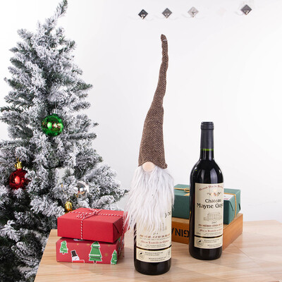 Gobestart Christmas Champagne Bottle Cover Dress Up Decoration Christmas Faceless Doll
Gobestart Christmas Champagne Bottle Cover Dress Up Decoration Christmas Faceless Doll