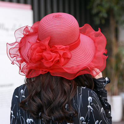 Summer sun visor female Sun Hat Korean fashion along the lace mesh Hat outdoor UV Beach Hat
Summer sun visor female Sun Hat Korean fashion along the lace mesh Hat outdoor UV Beach Hat