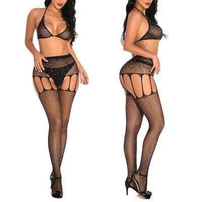 Gobestart Fashion Women Hollow Out Sexy Lingerie Solid Fishnet Dress Free Size Bodysuit
Gobestart Fashion Women Hollow Out Sexy Lingerie Solid Fishnet Dress Free Size Bodysuit