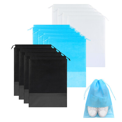 12 Pieces Travel Shoe Bag Large Shoe Organizer Pouch Non-woven Storage Bag with Transparent Window&Drawstring Size 1 White
12 Pieces Travel Shoe Bag Large Shoe Organizer Pouch Non-woven Storage Bag with Transparent Window&Drawstring Size 1 White