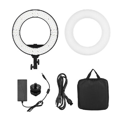 Andoer HD-14S 14 Inch Studio Ring Light 36W 3200-5600K Bi-Color Dimmable LED Video Light Lamp Built-in 192pcs SMD LEDs Digital Pho
Andoer HD-14S 14 Inch Studio Ring Light 36W 3200-5600K Bi-Color Dimmable LED Video Light Lamp Built-in 192pcs SMD LEDs Digital Pho