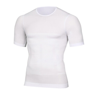 Mens Seamless Breathable Body Shaping Abdomen O-Neck Short-Sleeved Stretch T-Shirt Vest Black White Color
Mens Seamless Breathable Body Shaping Abdomen O-Neck Short-Sleeved Stretch T-Shirt Vest Black White Color