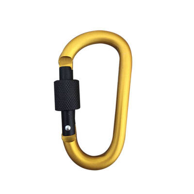 Aluminum Keyring Carabiner D-Ring Chain Clip Snap Hook Karabiner Camping Keyring Tool CY1
Aluminum Keyring Carabiner D-Ring Chain Clip Snap Hook Karabiner Camping Keyring Tool CY1