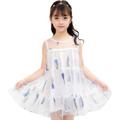 Mesh Princess Embroidery Dress Fashion Baby Girl Clothes Summer Sleeveless Feather Embroidered Dress For Girls
Mesh Princess Embroidery Dress Fashion Baby Girl Clothes Summer Sleeveless Feather Embroidered Dress For Girls