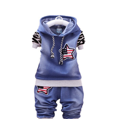 Autumn Baby Boy Set Cotton Striped Star Print Long Sleeve Hooded Sweatshirt Trousers Outfits Set
Autumn Baby Boy Set Cotton Striped Star Print Long Sleeve Hooded Sweatshirt Trousers Outfits Set