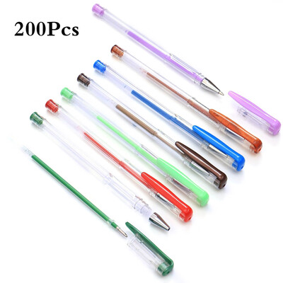 1100200Pcs Colorful Gel Pens Set Fine Point Art Marker Drawing Smooth Writing Glitter Pen School Office Stationery
1100200Pcs Colorful Gel Pens Set Fine Point Art Marker Drawing Smooth Writing Glitter Pen School Office Stationery
