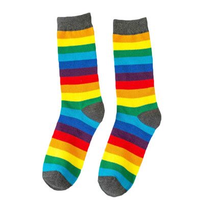 Creative Fashion Japanese Harajuku Tide Socks Prepy Style Striped Rainbow Funny Socks Women Cotton Hip Hop Socks
Creative Fashion Japanese Harajuku Tide Socks Prepy Style Striped Rainbow Funny Socks Women Cotton Hip Hop Socks