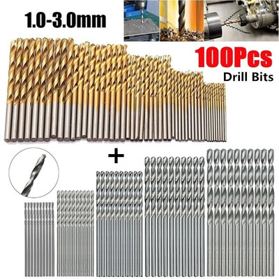 50pcs100 Pcs Twist Drill Bit Set Saw Set HSS High Steel Titanium Coated Drill Woodworking Tool 1152253mm
50pcs100 Pcs Twist Drill Bit Set Saw Set HSS High Steel Titanium Coated Drill Woodworking Tool 1152253mm