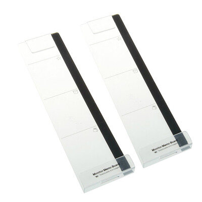 Toponeto 2PC Computer Monitor Screen Memo Board Pads Side Panel Sticky Reminder Holders
Toponeto 2PC Computer Monitor Screen Memo Board Pads Side Panel Sticky Reminder Holders